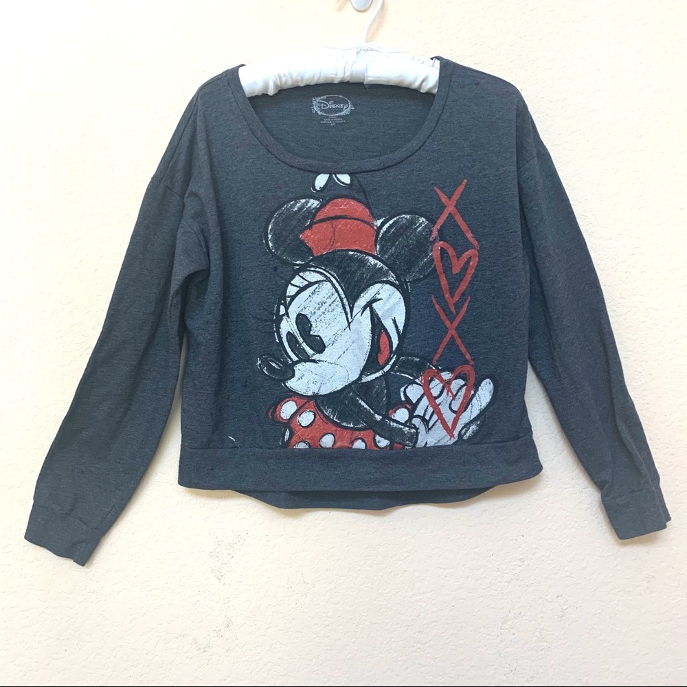 Disney Grey Minnie Mouse Oversized Sweatshirt